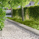 vidaXL Fűszegélyezés 20 pcs 103 x 30 cm Acél Ezüst
