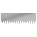 vidaXL Fűszegélyezés 10 pcs 103 x 30 cm Acél Ezüst