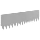 vidaXL Fűszegélyezés 20 pcs 103 x 30 cm Acél Ezüst