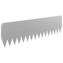 vidaXL Fűszegélyezés 20 pcs 103 x 30 cm Acél Rozsdás