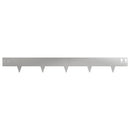 vidaXL Fűszegélyezés 20 pcs 100 x 12 cm Acél Ezüst