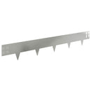 vidaXL Fűszegélyezés 20 pcs 100 x 15 cm Acél Ezüst