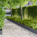 vidaXL Fűszegélyezés 20 db 100 x 25 cm Acél Antracitszürke