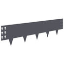 vidaXL Fűszegélyezés 20 db 100 x 25 cm Acél Antracitszürke