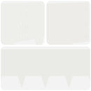 vidaXL Fűszegélyezés 30 pcs 100 x 30 cm Acél Fehér