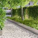vidaXL Fűszegélyezés 20 pcs 100 x 30 cm Acél Ezüst