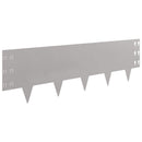 vidaXL Fűszegélyezés 30 pcs 100 x 30 cm Acél Rozsdás