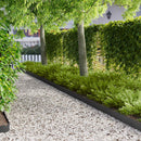 vidaXL Fűszegélyezés 30 db 103 x 15 cm Acél Fekete