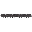 vidaXL Fűszegélyezés 30 db 103 x 15 cm Acél Fekete