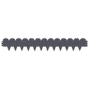 vidaXL Fűszegélyezés 20 pcs 103 x 15 cm Acél Antracitszürke
