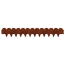 vidaXL Fűszegélyezés 20 pcs 103 x 15 cm Acél Rozsdás