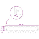 vidaXL Fűszegélyezés 20 db 103 x 20 cm Acél Antracitszürke
