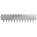 vidaXL Fűszegélyezés 10 pcs 103 x 25 cm Acél Ezüst