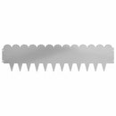 vidaXL Fűszegélyezés 20 pcs 103 x 25 cm Acél Ezüst