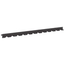 vidaXL Fűszegélyezés 10 pcs 102 x 4 x 4 cm Acél Fekete