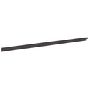 vidaXL Fűszegélyezés 50 pcs 102 x 4 x 4 cm Acél Fekete