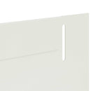 vidaXL Fűszegélyezés 50 pcs 102 x 4 x 4 cm Acél Fehér
