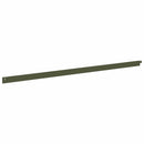 vidaXL Fűszegélyezés 50 db 102 x 4 x 4 cm Acél Olajzöld