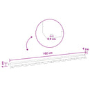 vidaXL Fűszegélyezés 50 db 102 x 4 x 4 cm Acél Olajzöld