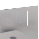 vidaXL Fűszegélyezés 50 pcs 102 x 4 x 4 cm Acél Ezüst