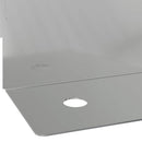 vidaXL Fűszegélyezés 10 pcs 102 x 4 x 4 cm Acél Ezüst
