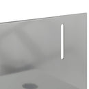vidaXL Fűszegélyezés 30 pcs 102 x 4 x 4 cm Acél Ezüst
