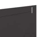 vidaXL Fűszegélyezés 20 db 102 x 10 x 4 cm Acél Fekete