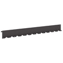 vidaXL Fűszegélyezés 30 db 102 x 10 x 4 cm Acél Fekete