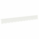 vidaXL Fűszegélyezés 30 pcs 102 x 10 x 4 cm Acél Fehér