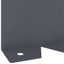 vidaXL Fűszegélyezés 10 db 102 x 10 x 4 cm Acél Antracitszürke