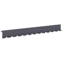 vidaXL Fűszegélyezés 10 db 102 x 10 x 4 cm Acél Antracitszürke