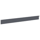 vidaXL Fűszegélyezés 10 db 102 x 10 x 4 cm Acél Antracitszürke