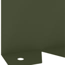 vidaXL Fűszegélyezés 20 db 102 x 10 x 4 cm Acél Olajzöld