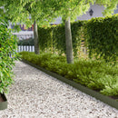 vidaXL Fűszegélyezés 20 db 102 x 10 x 4 cm Acél Olajzöld