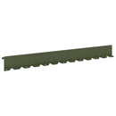 vidaXL Fűszegélyezés 20 db 102 x 10 x 4 cm Acél Olajzöld