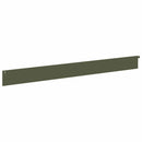 vidaXL Fűszegélyezés 20 db 102 x 10 x 4 cm Acél Olajzöld