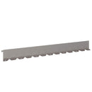 vidaXL Fűszegélyezés 10 pcs 102 x 10 x 4 cm Acél Rozsdás