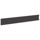 vidaXL Fűszegélyezés 20 pcs 102 x 15 x 4 cm Acél Fekete