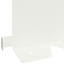 vidaXL Fűszegélyezés 30 pcs 102 x 15 x 4 cm Acél Fehér