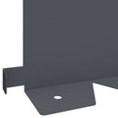 vidaXL Fűszegélyezés 20 pcs 102 x 15 x 4 cm Acél Antracitszürke