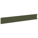 vidaXL Fűszegélyezés 10 pcs 102 x 15 x 4 cm Acél Olajzöld