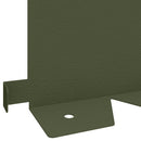 vidaXL Fűszegélyezés 30 pcs 102 x 15 x 4 cm Acél Olajzöld