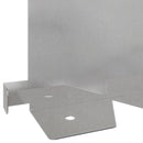 vidaXL Fűszegélyezés 10 pcs 102 x 15 x 4 cm Acél Ezüst
