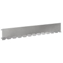 vidaXL Fűszegélyezés 10 pcs 102 x 15 x 4 cm Acél Ezüst