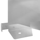 vidaXL Fűszegélyezés 10 pcs 102 x 15 x 4 cm Acél Ezüst