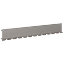 vidaXL Fűszegélyezés 30 pcs 102 x 15 x 4 cm Acél Rozsdás