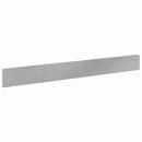 vidaXL Fűszegélyezés 10 pcs 100 x 12 cm Acél Ezüst