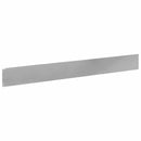 vidaXL Fűszegélyezés 50 pcs 100 x 12 cm Acél Ezüst