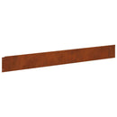 vidaXL Fűszegélyezés 20 pcs 100 x 12 cm Acél Rozsdás