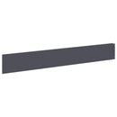 vidaXL Fűszegélyezés 30 db 100 x 15 cm Acél Antracitszürke